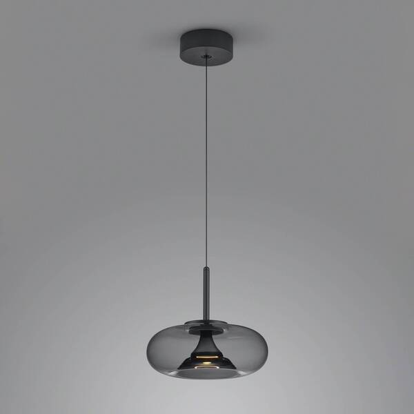  Helestra Helestra Sica Led Pendant Light Black/smoky Grey 
