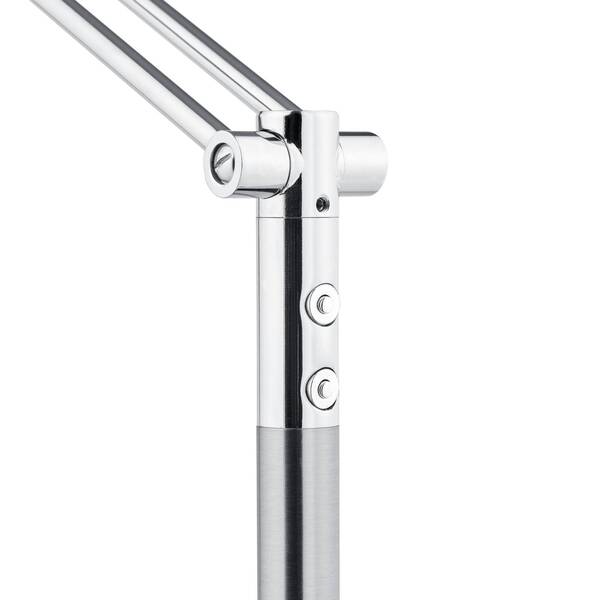  Hell Hell Evolo Led Arc Lamp Cct, Matt Nickel/chrome 