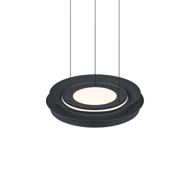  Hell Hell Led Pendant Light Lys, Black, ø 45 Cm, Cct, Remote Control 