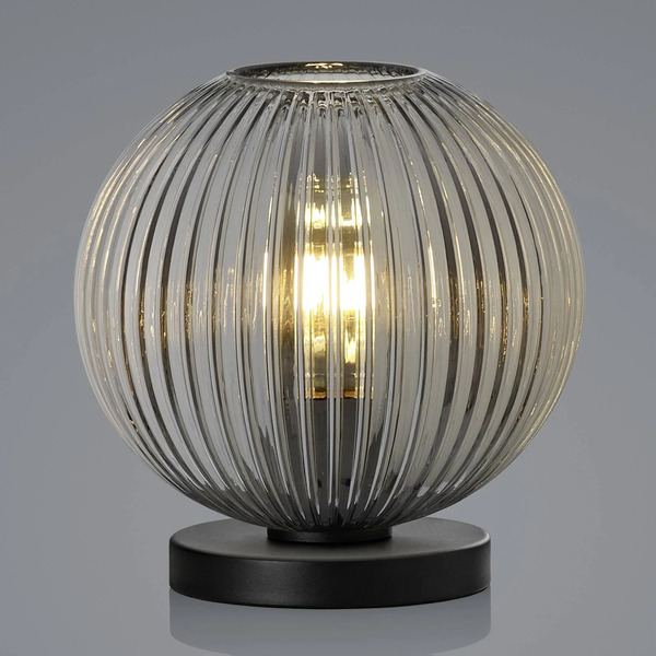  Hell Hell Loft Table Lamp With Smoked Glass, 1-bulb, Round 