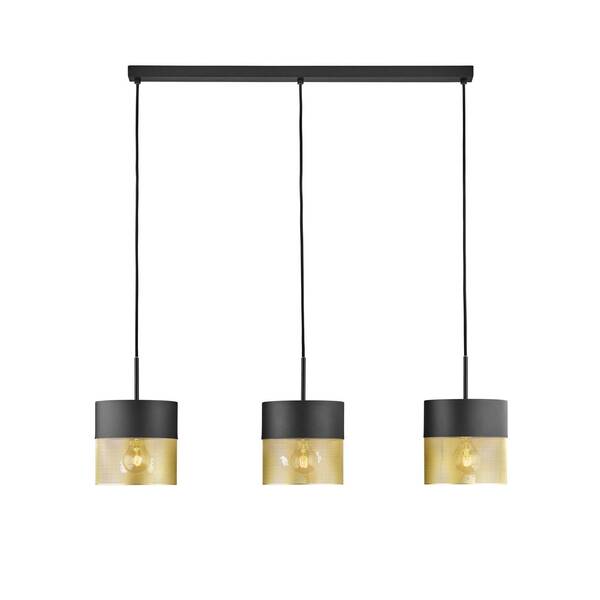  Hell Hell Mesh Pendant Light E27 3-bulb High, Black/gold 