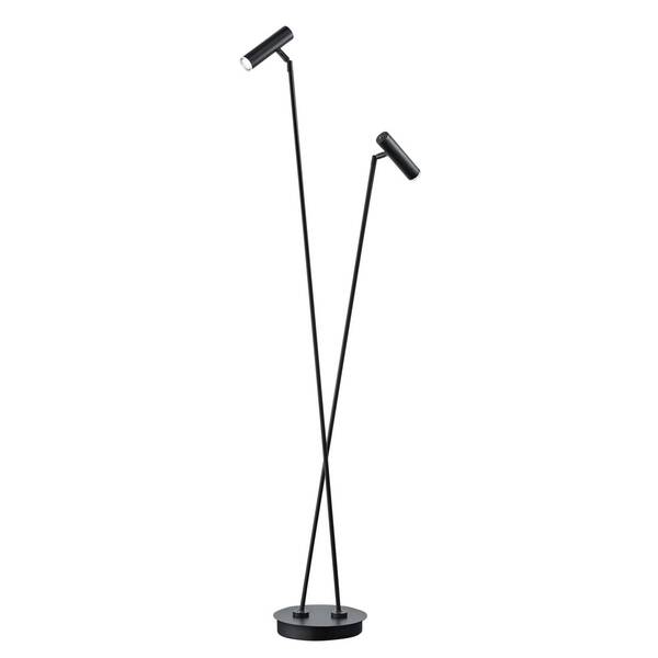  Hell Hell Tom Led Floor Lamp, 2-bulb, Black 
