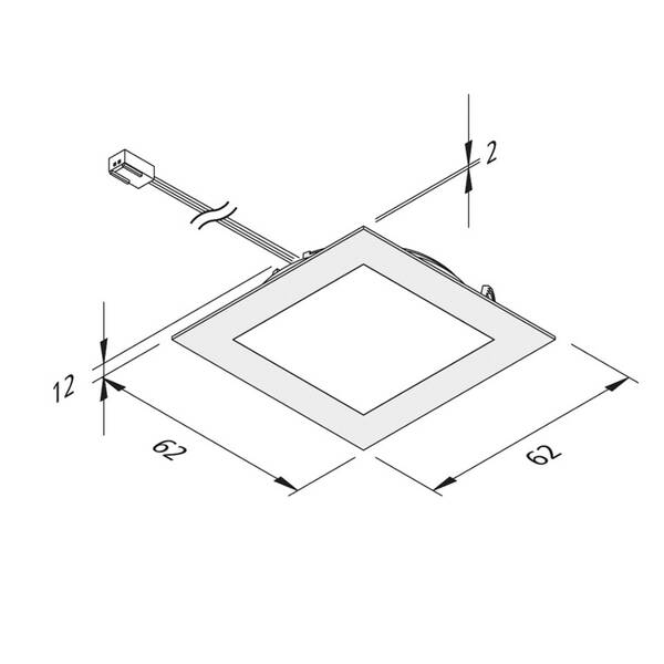  Hera Hera Faq 58 Led Furniture Light, Steel, 3 W, 4,000 K 