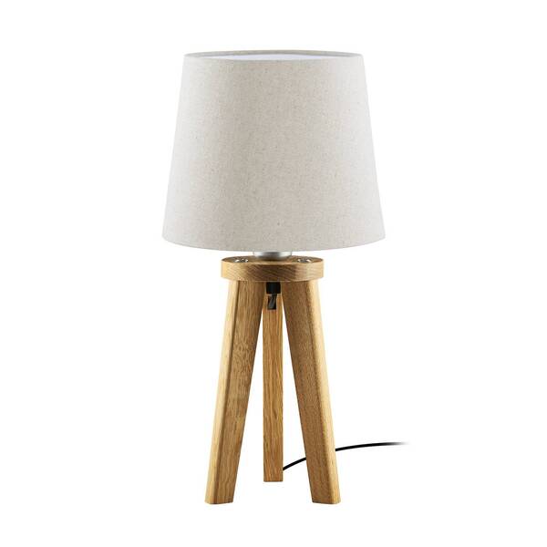  Herzblut Herzblut Elli Table Lamp, Oiled Knotty Oak/cream 