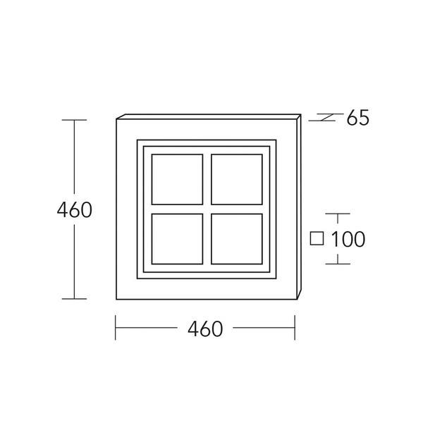  Herzblut Herzblut Led Ceiling Light Heart Of Mio, Wood, Dimmable 