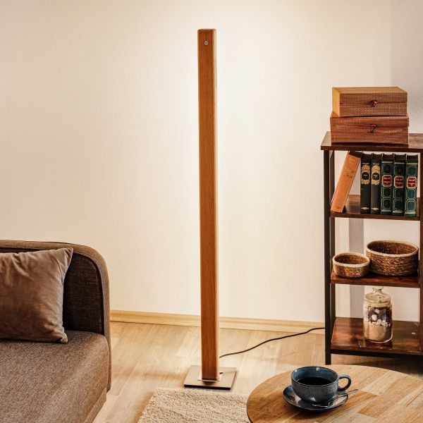  Herzblut Herzblut Leonora Led Floor Lamp 122.5cm Oak 