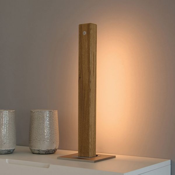  Herzblut Herzblut Leonora Led Table Lamp Oiled Oak 