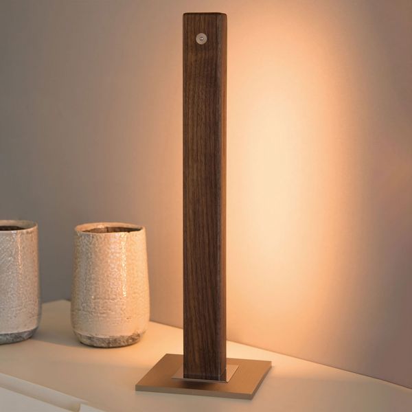  Herzblut Herzblut Leonora Led Table Lamp Walnut 