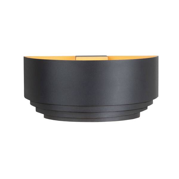  Highlight Highlight Elena Wall Light, Black, Width 30 Cm, Aluminium, E14 