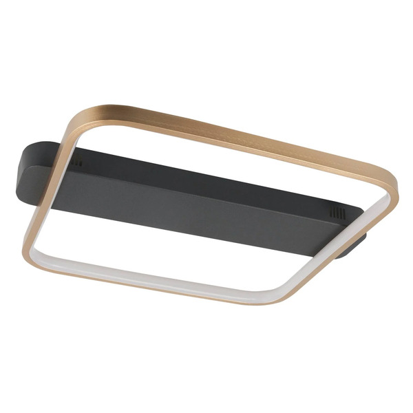  Highlight Highlight Led Ceiling Light Ascona, Black/gold, 28 W 