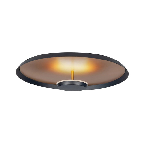  Highlight Highlight Led Ceiling Light Oro, ø 45 Cm, Black/gold, Metal Dimmable 