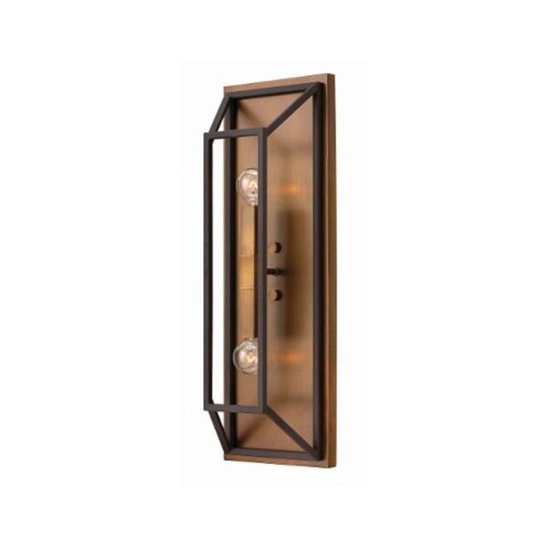  Hinkley Hinkley Fulton Wall Light, Bronze, Two-bulb 