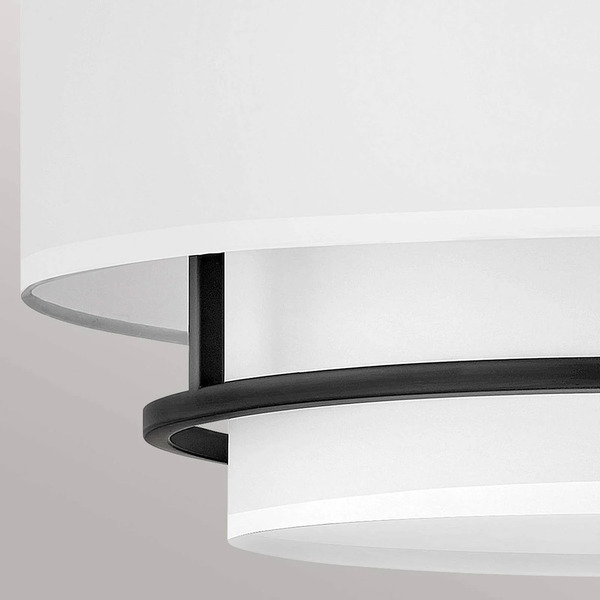  Hinkley Hinkley Graham Duo Mount 4-bulb Pendant Light ø 58.4 Cm, Black 