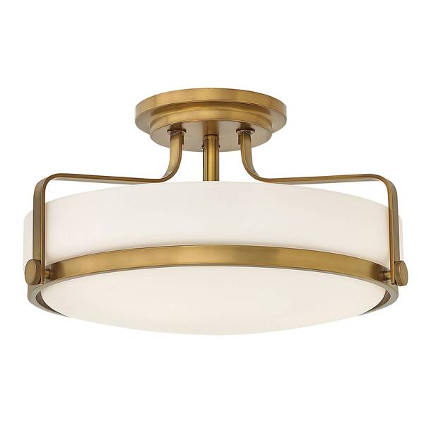  Hinkley Hinkley Harper Semi-flush Ceiling Lamp ø 36.6cm, Old Brass 