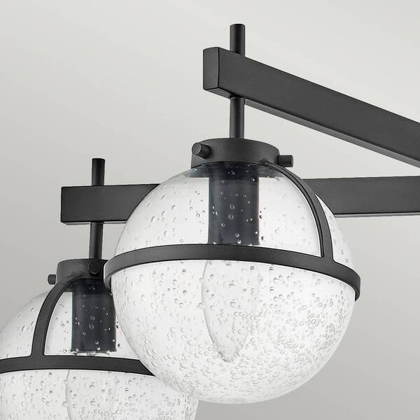  Hinkley Hinkley Hollis Ceiling Light, 5-bulb, Black/clear 