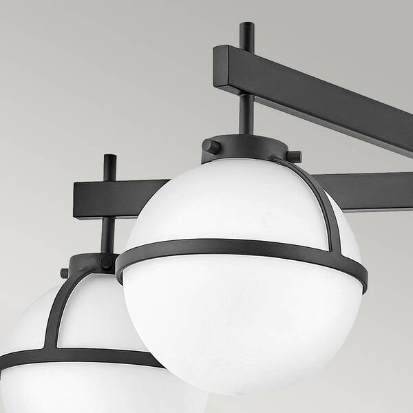  Hinkley Hinkley Hollis Ceiling Light, 5-bulb, Black/opal 