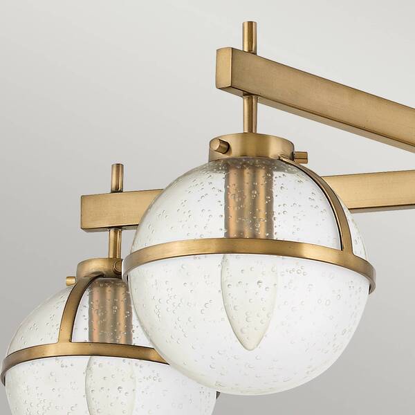  Hinkley Hinkley Hollis Ceiling Light, 5-bulb, Brass/clear 