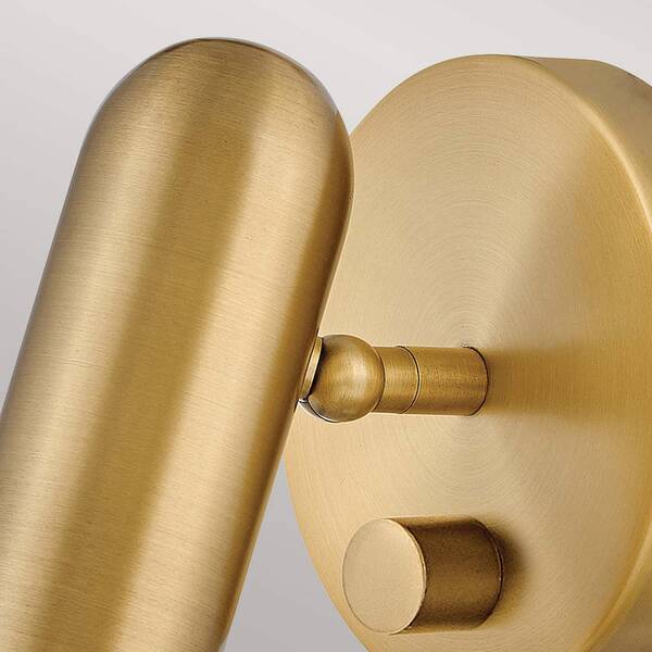  Hinkley Hinkley Led Wall Spotlight Dax With Dimmer, Brass 