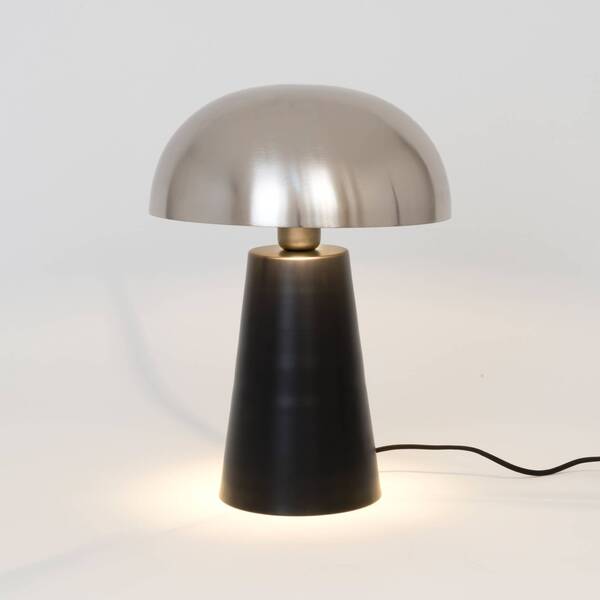  Holländer Holländer Fungo Table Lamp, Downlight, Black/silver 