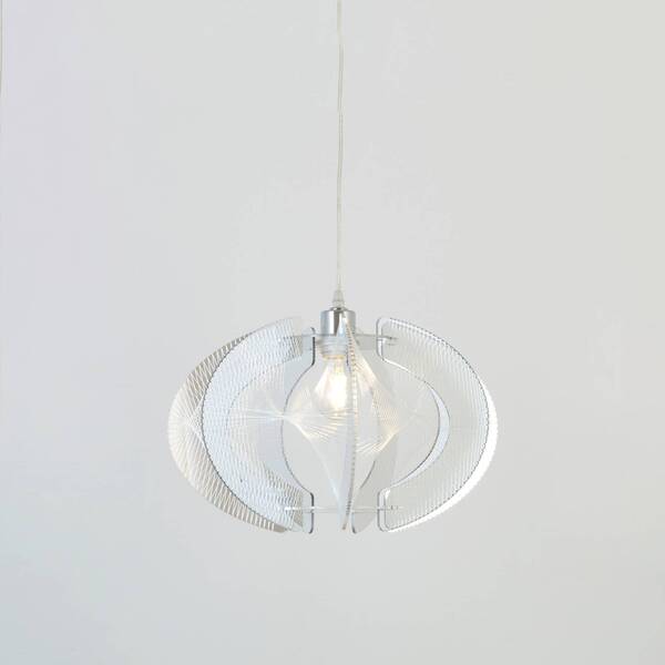  Holländer Holländer Ilenia Pendant Light Lampshade Silver/clear 