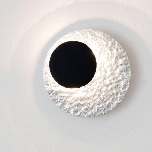  Holländer Holländer Infinity Led Wall Light In Silver, ø 26 cm 