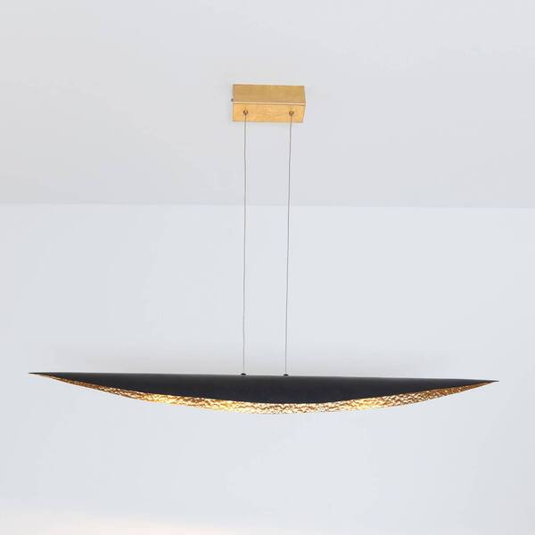  Holländer Holländer Led Pendant Light Chiasso, Black-brown/gold 