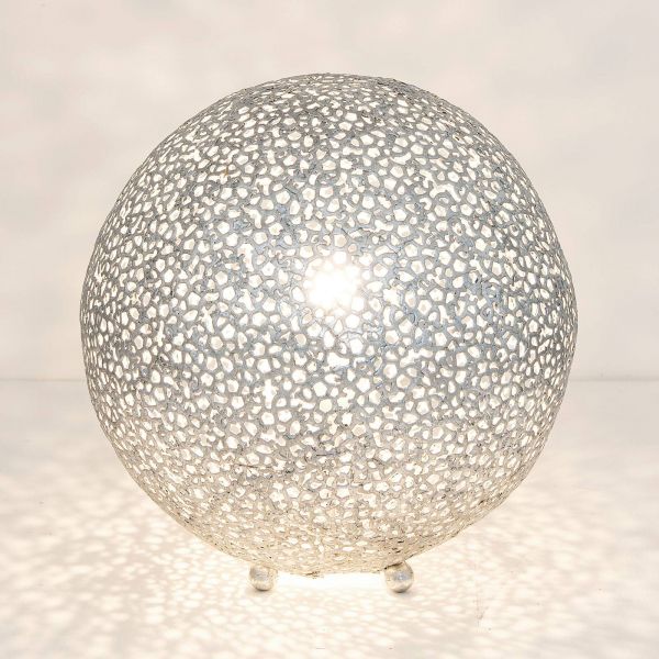  Holländer Holländer Lily Grande Table Lamp, ø 43 Cm, Silver 