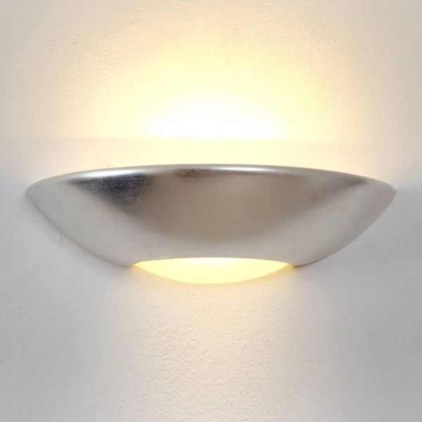  Holländer Holländer Simple Wall Lamp Matteo, Silver 
