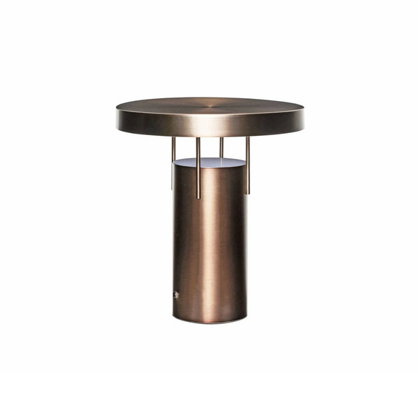  Hübsch Hübsch Bringme Led Rechargeable Table Lamp, Burnished Brass, 28 Cm 
