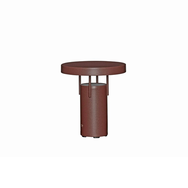  Hübsch Hübsch Bringme Mini Led Rechargeable Table Lamp, Burgundy, 20 Cm 