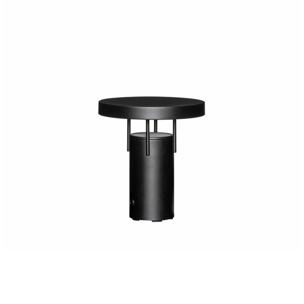  Hübsch Hübsch Led Rechargeable Table Lamp Bringme Mini, Matt Black, 20 Cm 