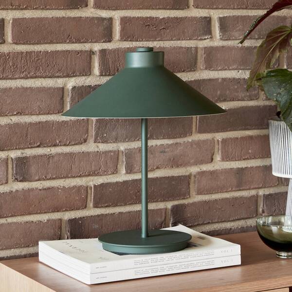  Hübsch Hübsch Shape Table Lamp, Dark Green, Iron, E14 