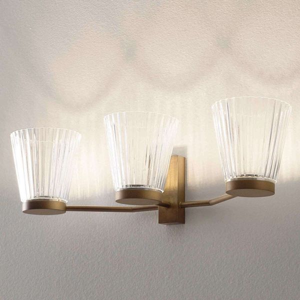  Icone Icone Canaletto - Led Wall Light, Bronze 