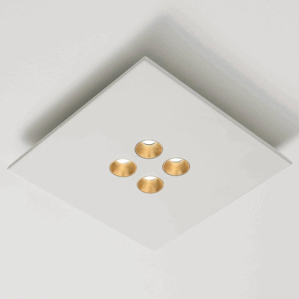  Icone Icone Confort - Led Ceiling Light, White-gold 