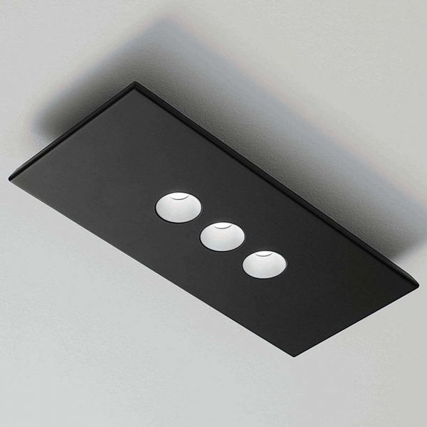  Icone Icone Confort Led Wall And Ceiling Light, Black 