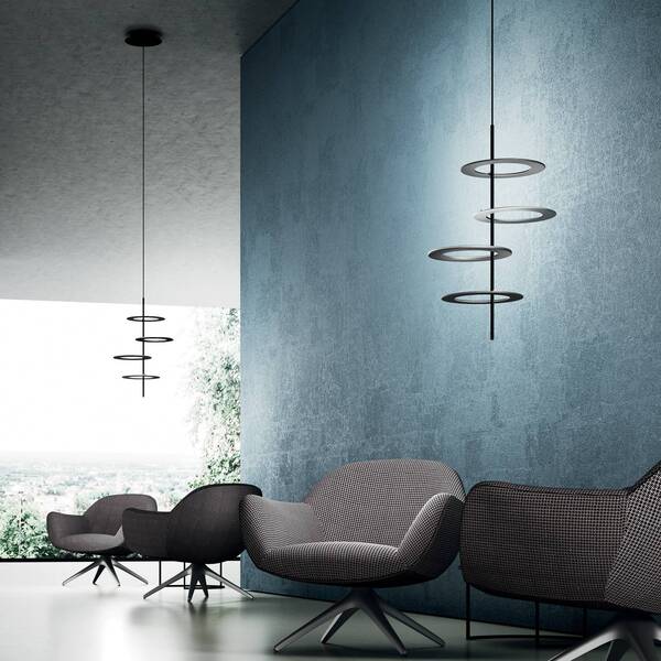  Icone Icone Led Pendant Light Hula Hoop S4 - 4 Discs 