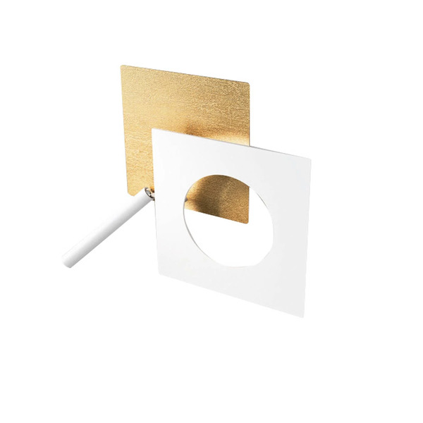  Icone Icone Led Wall Light Petra 21.l, Gold, White 