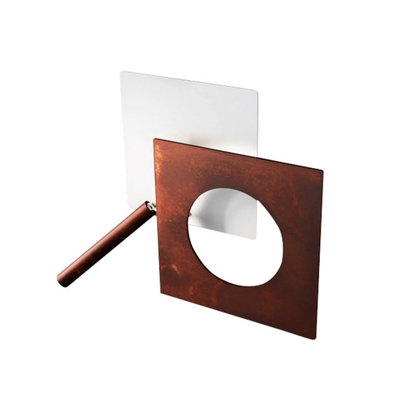  Icone Icone Led Wall Light Petra 21.l, White, Rust 