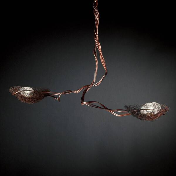  Icone Icone Nido - 2-bulb Pendant Light, Copper 