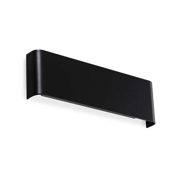  Ideal Lux Ideal Lux Delta Led Wall Light, Black, Width 30 Cm, 3,000k 