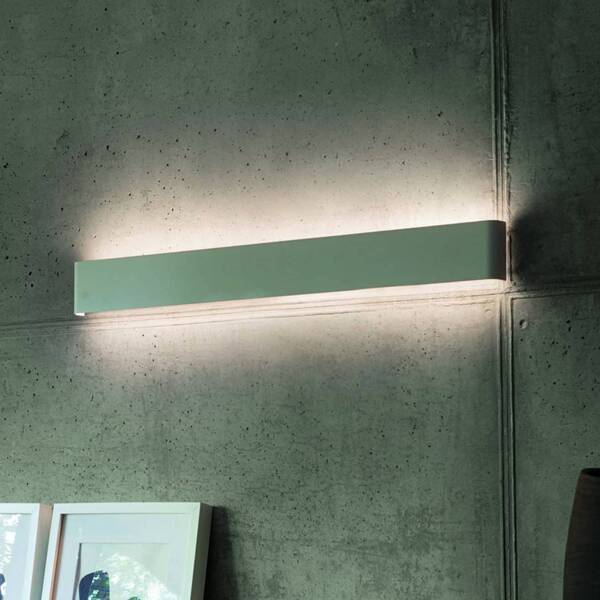  Ideal Lux Ideal Lux Delta Led Wall Light, White, Width 83 Cm, 3,000 K 