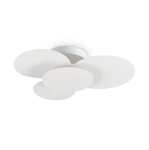  Ideallux Ideallux Ideal Lux Cloud Led Ceiling Light, Length 52cm 