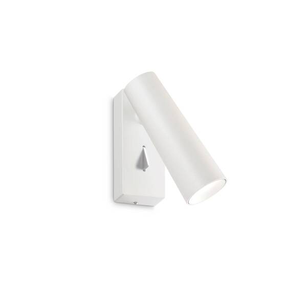  Ideallux Ideallux Ideal Lux Pipe Led Wall Lamp, Adjustable, White 