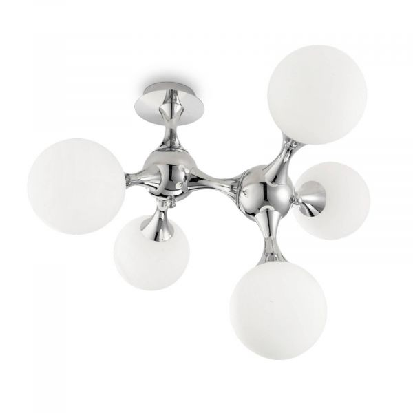  Ideallux Ideallux Nodi Bianco Ceiling Light 5-bulb E14 