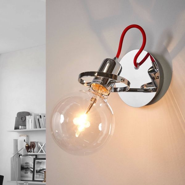  Ideallux Ideallux Radio - Wall Light In Chrome 