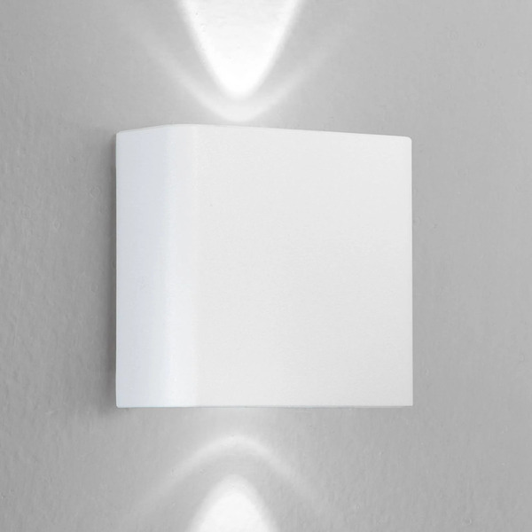  Intec Intec Led Outdoor Wall Lamp Small, White, Width 11 Cm, Plastic 
