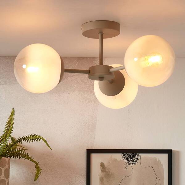  It´s About Romi It´s About Romi It's About Romi Aspen Ceiling Light, Milky White, 3-bulb 