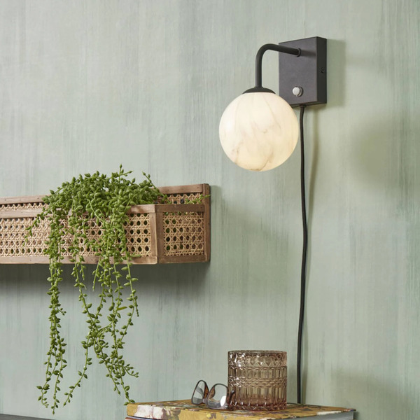  It´s About Romi It´s About Romi It's About Romi Carrara Wall Lamp Black/marble 