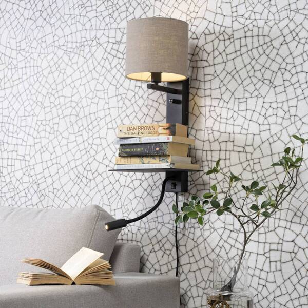  It´s About Romi It´s About Romi It's About Romi Florence Reading Lamp 2-bulb Dark Linen 