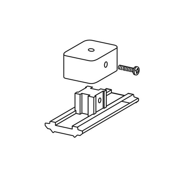  Ivela Ivela Wall And Ceiling Mount Square 48 V, White 